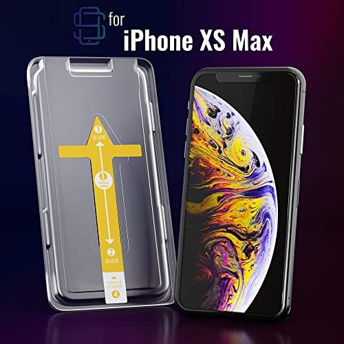 מגן מסך 3 אייפון אקס [2 חבילות] מגן מסך אייפון אקס מקס [2 חבילות]